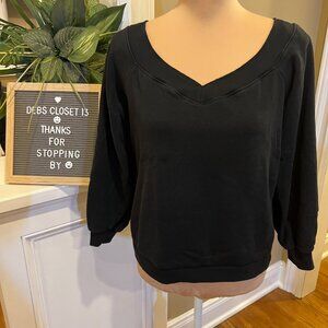 Nation LTD Los Angeles Women's Sweatshirt Oversized Cotton Pullover Size Medium
